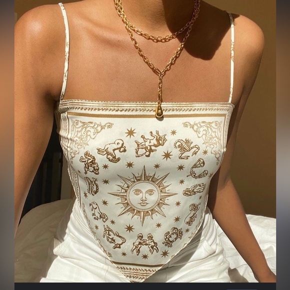 DANIELLE BERNSTEIN BANDANA TOP - Picture 2 of 7